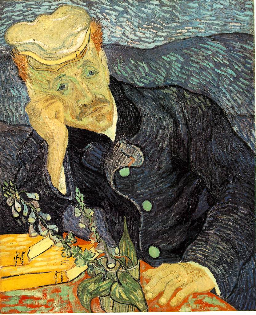 Vincent Van Gogh, Portrait of Dr. Gachet, 1890, oil on canvas, 23.4 x 22.0.    Sold: 149.5 Million To: Ryoei Saito