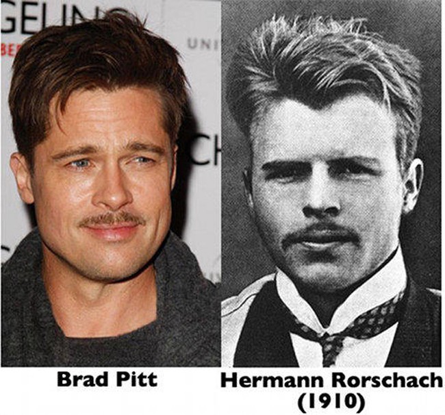 Brad Pitt and Herman Rorschach