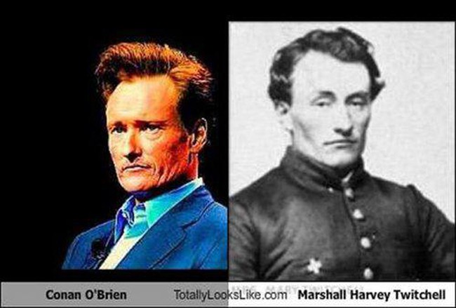 Conan O'Brien and Marshall Henry Twitchell