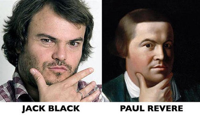 Jack Black and Paul Revere
