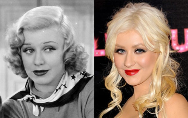 Christina Aguilera and Academy Award winning actress, Ginger Rogers