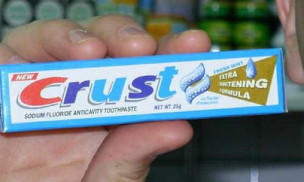 funny knock off brands - Extra Rhitening Crustar Formula Net Wt 254 Sodium Fluoride Andicavity Toothpaste