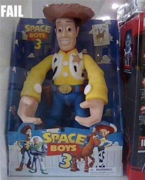 chinese knockoff toys - Fail Space On Boys Spaces Boys Warning