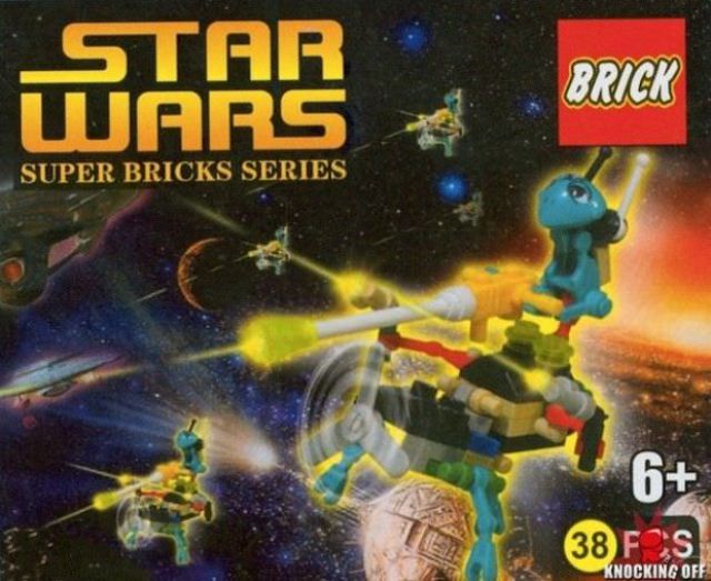 brick star wars - Star Wars Brick Super Bricks Series, 6 38 F S Knocking Off