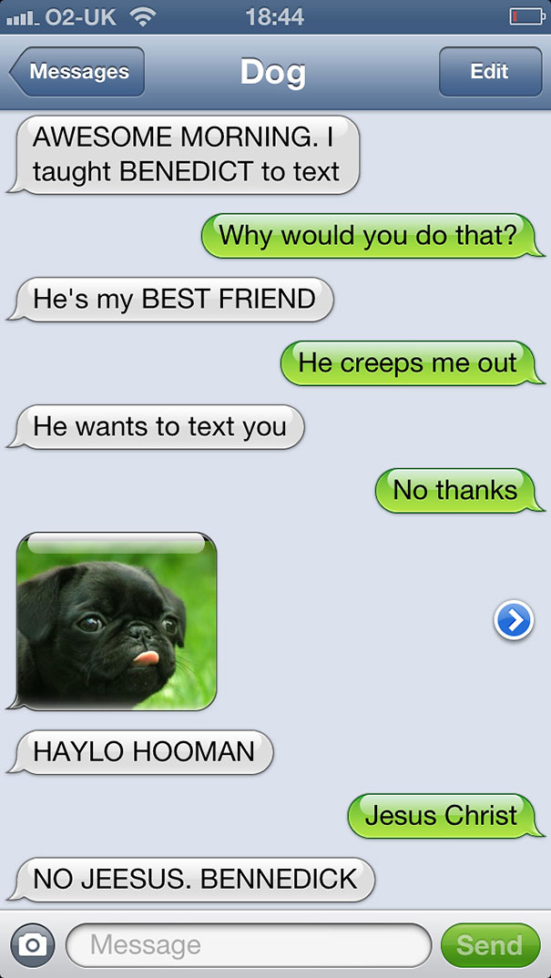 If Man's Best Friend Could Text