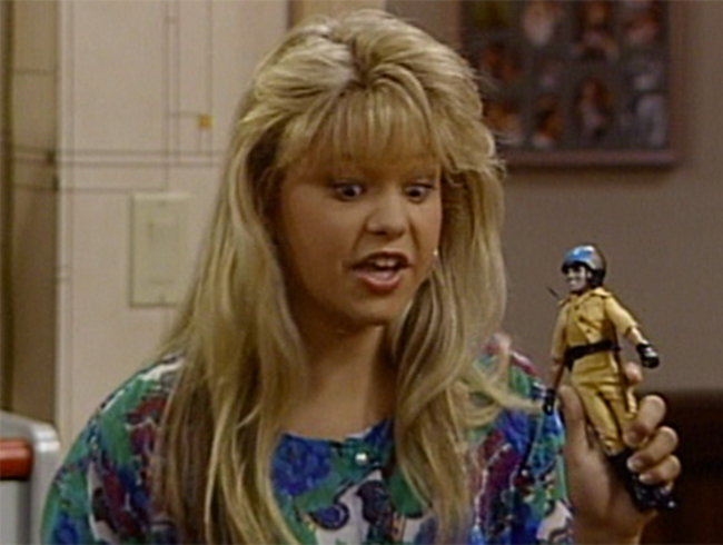 The DJ Tanner Feathered Bangs
