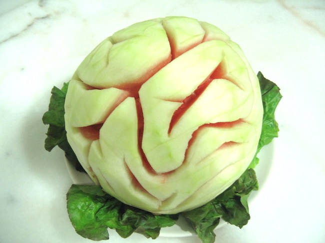 Now it's time to select some spooky Halloween eats.Avoid candy and other treats that are individually wrapped, as this creates a lot of waste. Choose to DIY homemade items--like this watermelon brain--that can be purchased in bulk andor composted when the party's over. Also, save money and reduce waste by serving edibles with the same washable plates, cutlery, and glasses you use every day. No one cares about napkins and cups with pumpkins on them. Trust me.