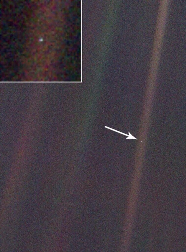 voyager picture of earth