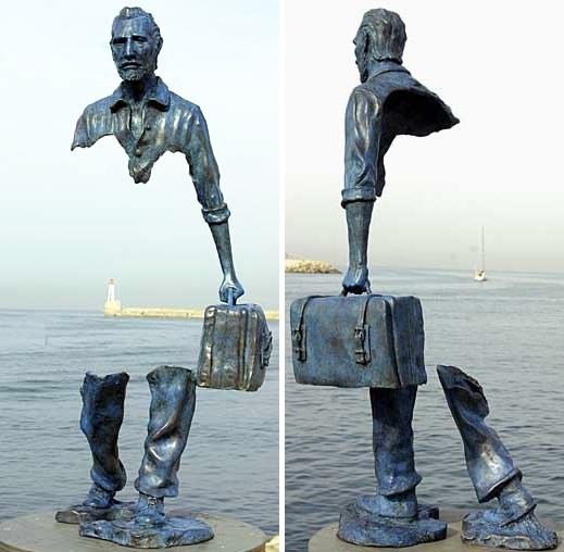 A sculpture in southern France.