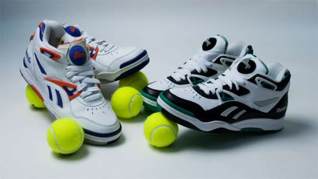 Before doing any sort of athletic competition you had to take a short break to pump up your Reeboks.