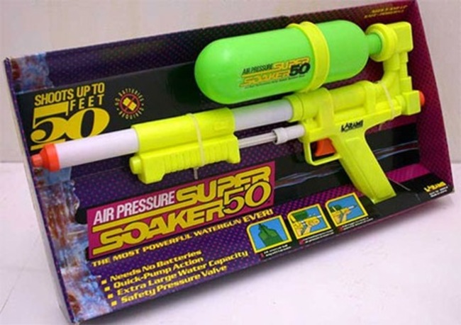 You knew that the true measure of a man was the size of his Super Soaker.