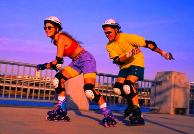 Your favorite form of transportation was rollerblades.