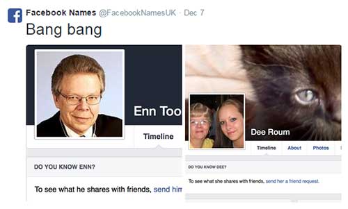 songs with people's names - Facebook Names Uk Dec 7 Bang bang Enn Too Dee Roum Timeline Timeline About Photos Do You Know Enn? Do You Know Deet To see what the was friends, send her a nd request To see what he with friends, send him