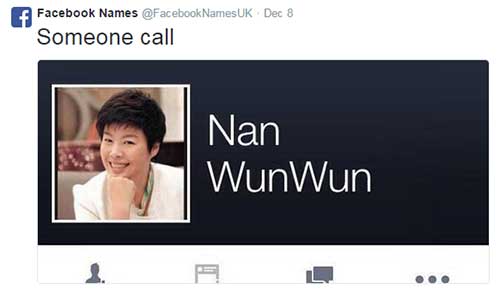 funny facebook names songs - Facebook Names Uk Dec 8 Someone call Nan WunWun