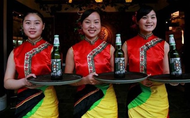 In China...1 buys you a pint of domestic draught beer.