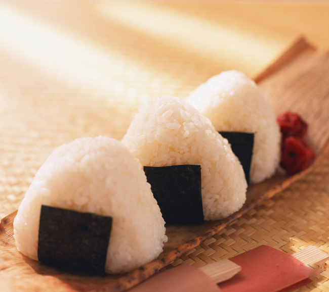 In Japan...1 buys you one onigiri, a rice snack often containing a salty or sour filling.