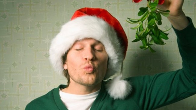 That guy who hangs out under the mistletoe who's only "half-kidding" when he asks for a kiss.