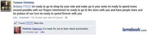 20 Hilarious Facebook Grammar Fails