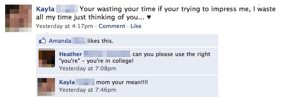 20 Hilarious Facebook Grammar Fails