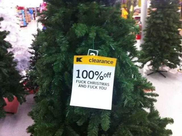 crazy pic fuck off christmas tree - clearance 100%off Fuck Christmas And Fuck You