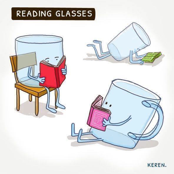 reading glasses pun - Reading Glasses Keren.
