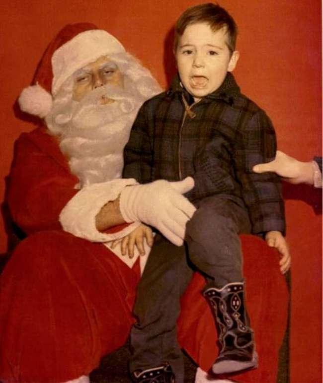 "Don't touch me there" Santa