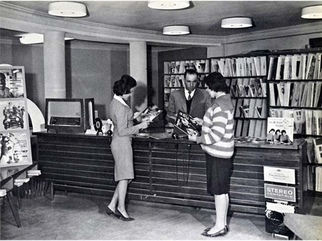 Afghan women at a public library before the Taliban seized power. c. 1950s
