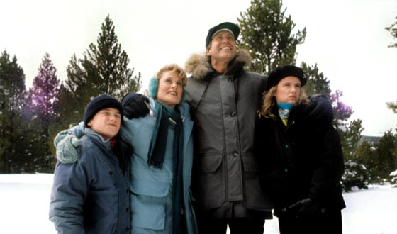 Oftentimes Rusty was portrayed to be older than Audrey, but that wasnt the case in Christmas Vacation. She is much older than Rusty.