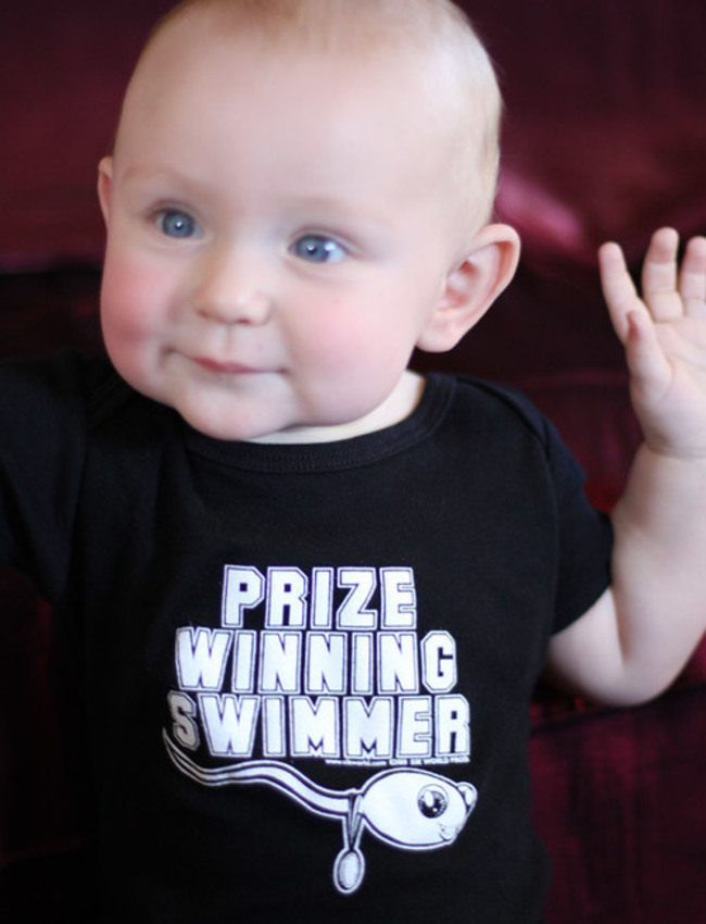 silly baby in shirt - Prize Winning Wimmer