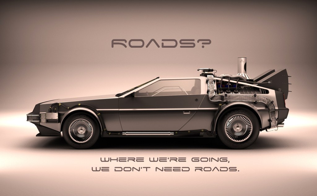 The DeLorean was deliberately selected for its general appearance and gull wing doors, in order to make it plausible that people in 1955 would presume it to be an alien spacecraft.