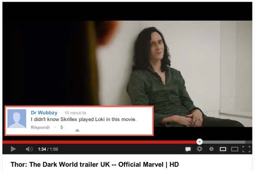 loki thor the dark world - Dr Wubbzy 10 minuta I didn't know Skrillex played Loki in this movie. Rispondi 5 Thor The Dark World trailer Uk Official Marvel Hd
