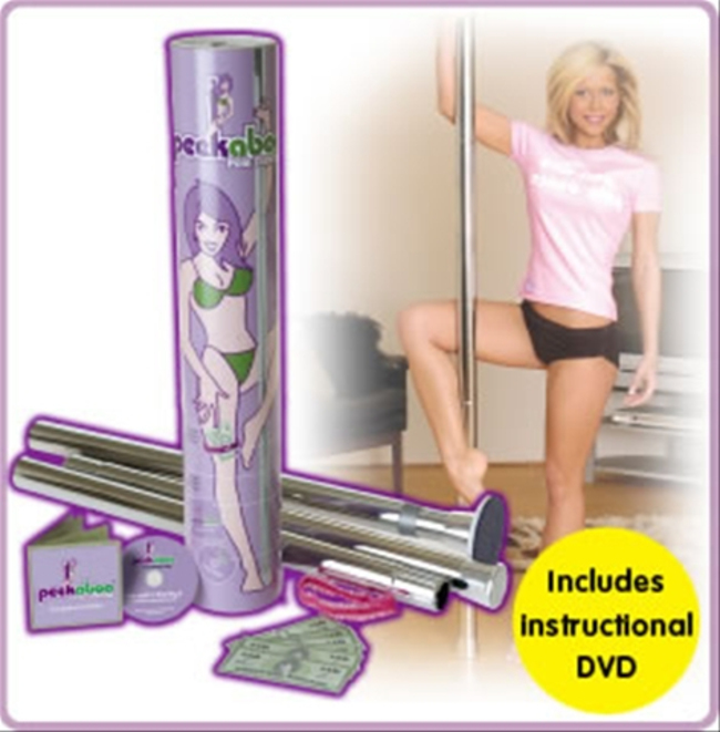 peekaboo pole dancing kit tesco - Includes Instructional Dvd