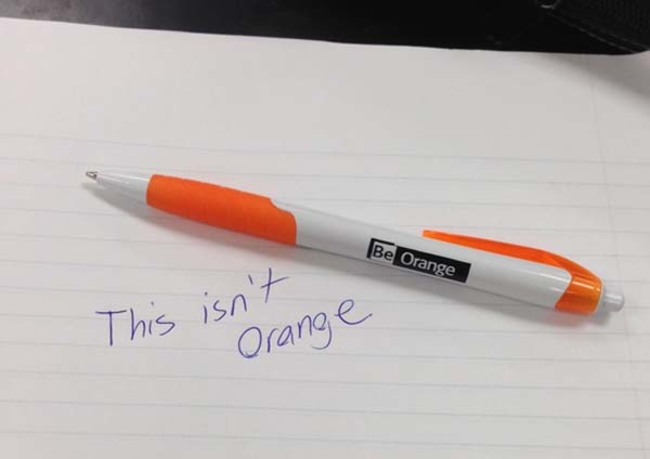 expectation vs reality Lie - Be Orange This isn't Orange
