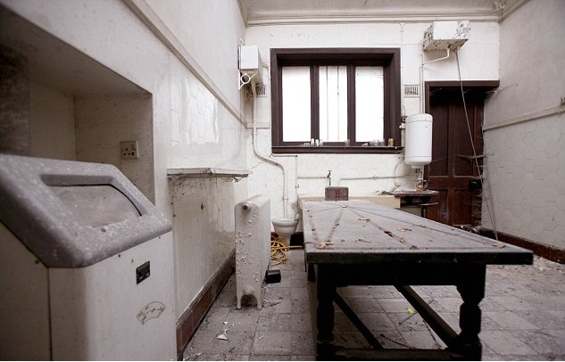 The mortuary, built in the 1920s, has laid unused for decades but the original table was found preserved.