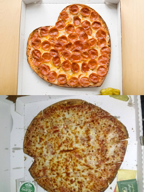 Papa John's Valentines Day Pizza