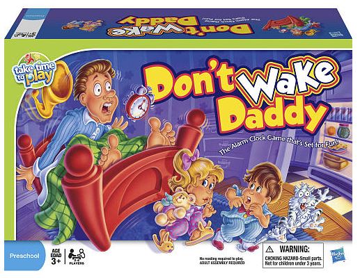 Don't Wake Daddy:The goal of this game is to sneak past the sleeping dad to get a midnight snack. The dad will actually pop up out of bed if you "wake" him...because apparently the '90s was all about scaring the crap out of people.