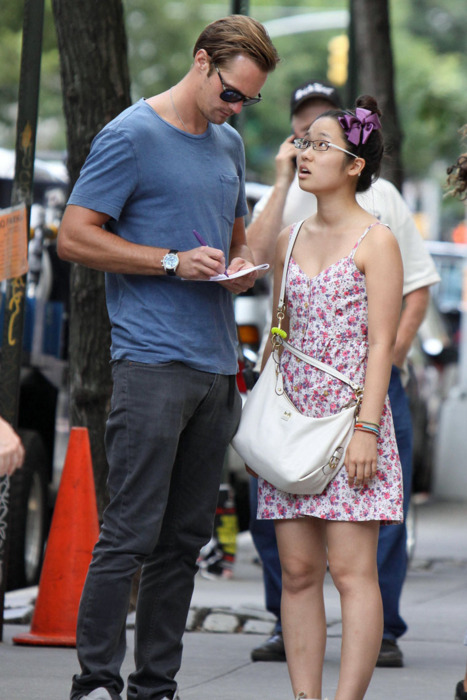 This poor girl has been photoshopped into so many funny scenes after her reaction to meeting Alexander Skarsgard.