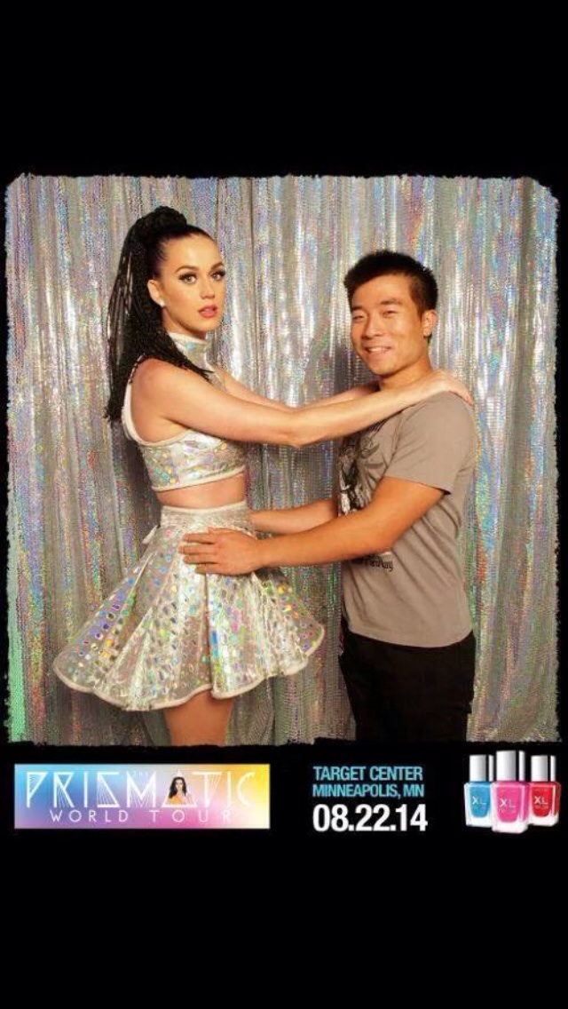 Straight from your awkward public school dance memories: Katy Perry and this happy fan.