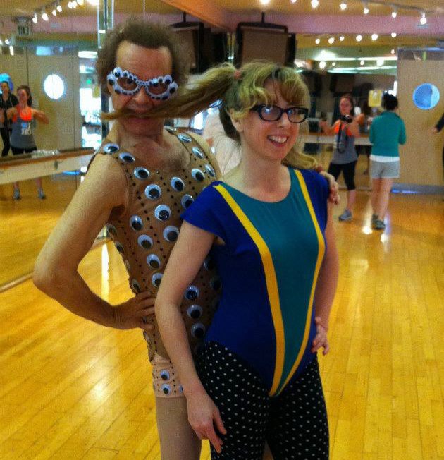 There is no such thing as a normal picture with Richard Simmons, but this is just all kinds of WTF.