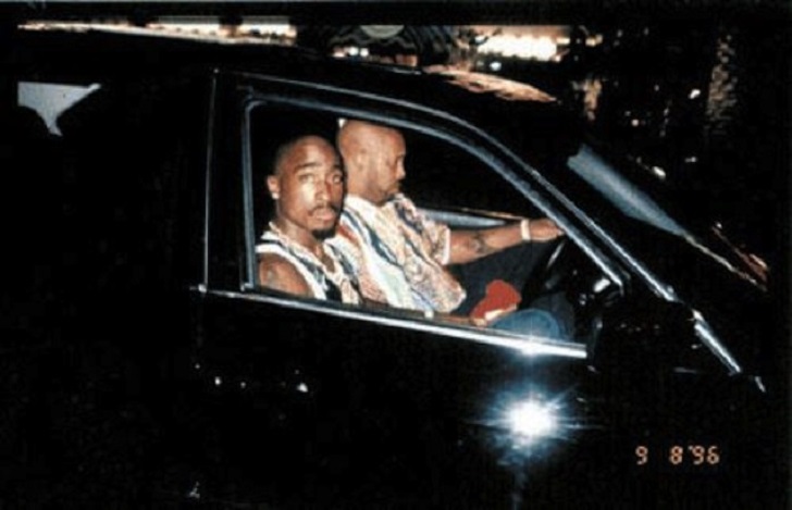 Tupac Shakur (June 16, 1971 – September 13, 1996) – This is the last picture taken of Tupac Shakur before he was killed in a drive by shooting in Las Vegas, NV. He was shot multiple times, but died just a few days after the incident.