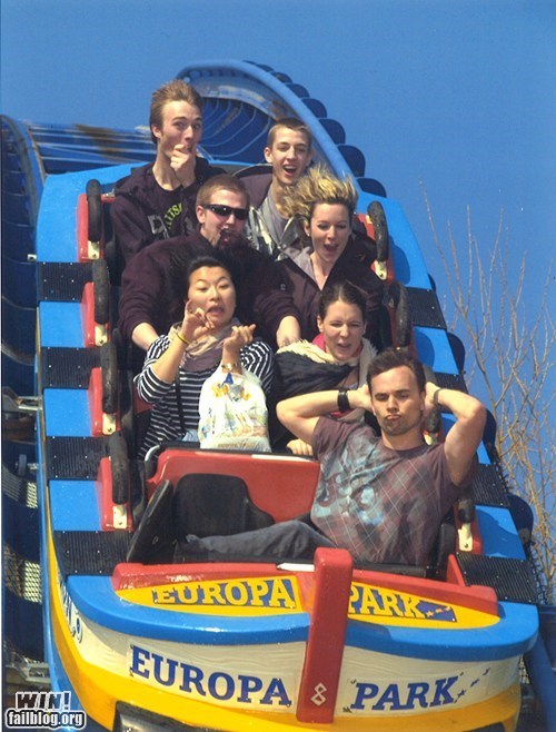 Staged Roller Coaster Photos