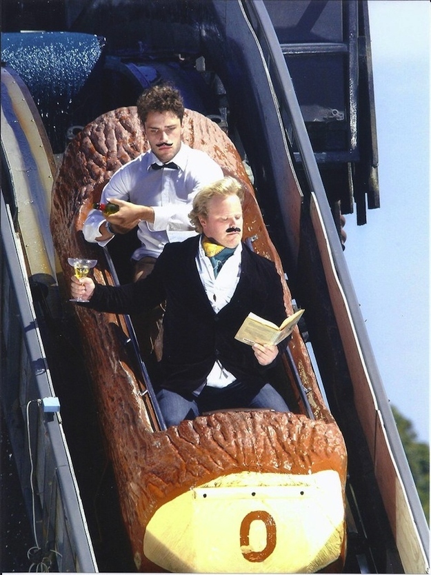 Staged Roller Coaster Photos