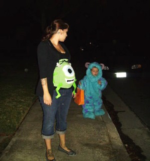 pregnant monsters inc costume