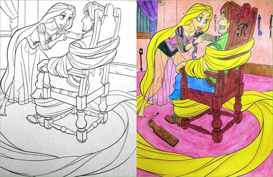23 Coloring Book Corruptions That Just Might Ruin Your Childhood