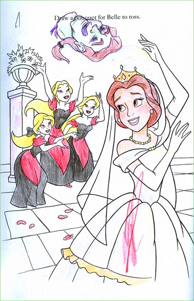 These Coloring Book Corruptions Will Taint Your Childhood  Corrupt  coloring book, Disney adult coloring books, Funny drawings