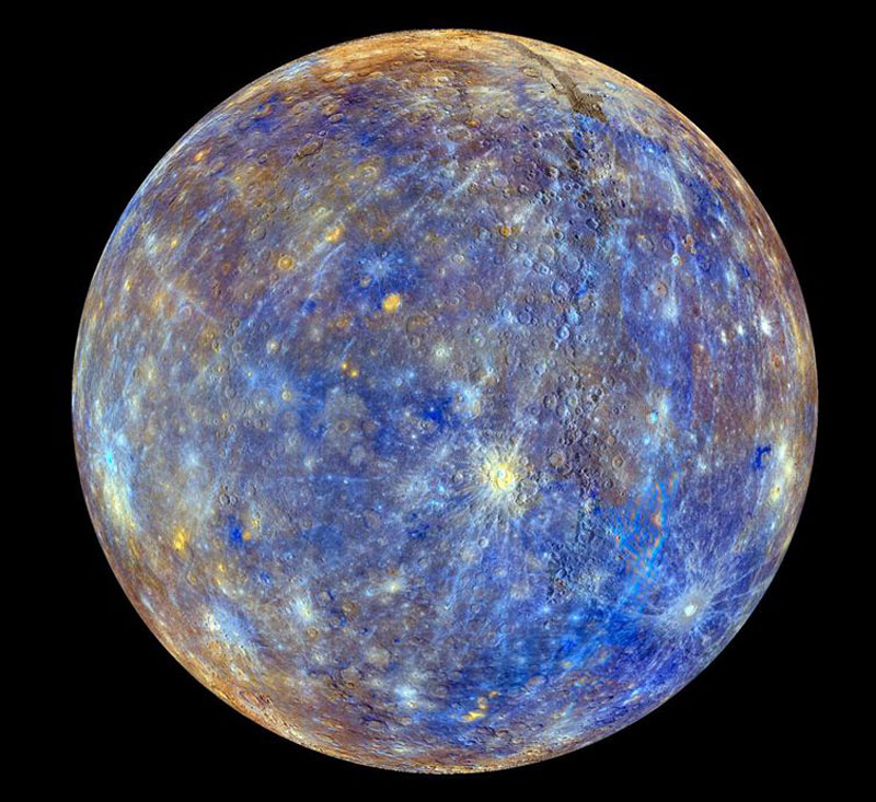 This is the clearest photograph of Mercury that has ever been taken.