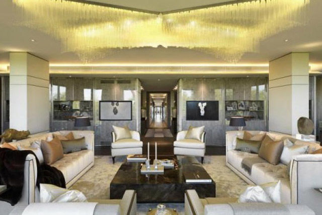 UNITED KINGDOM: This 9,000 square-foot modern apartment looks over London’s famous Hyde Park and has silk carpets and jewel encrusted curtains. The apartment costs $102 million.