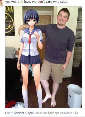 anime girlfriend photoshop - yes we're in love, we don't care who sees Ega Comment about an hour ago via mobile