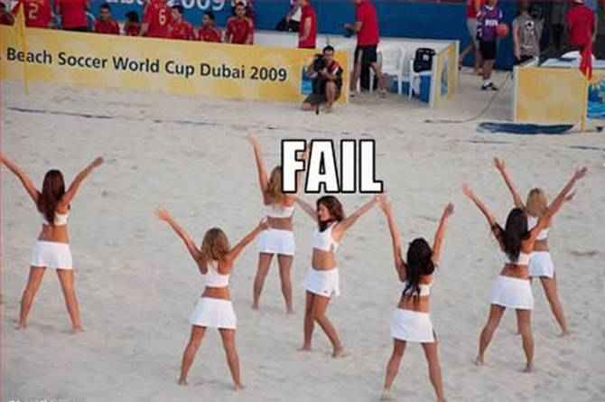 Cheerleaders Fails