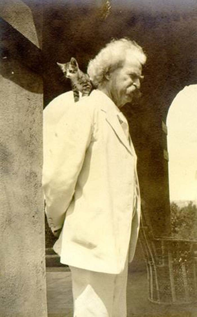 Mark Twain is a very famous American author. He was born on November 30, 1835. This just so happens to be the first day that Halley’s Comet appeared that year. When Twain passed away in 1910, it was also the first day of Halley’s Comet for that year! He actually predicted this would happen in 1909 when he said, “I came in with Halley’s Comet in 1835. It is coming again next year, and I expect to go out with it.”